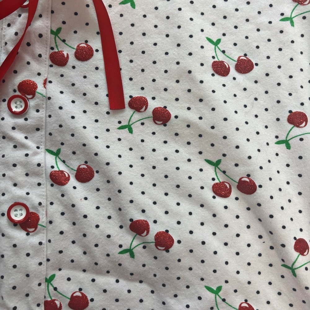 adorable cherry print bodysuit 🍒🎀 - Picture 2 of 3